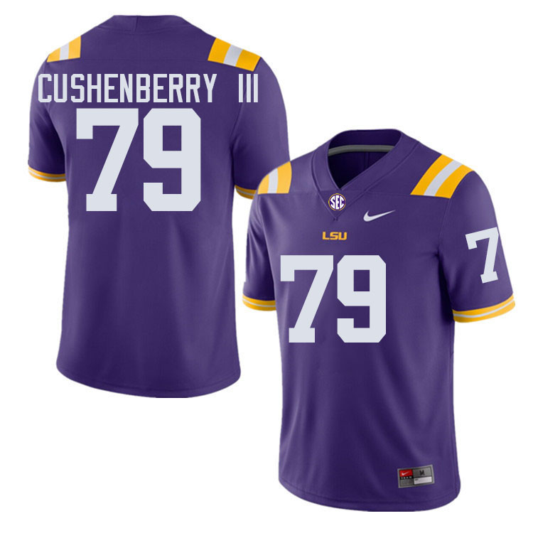 Lloyd Cushenberry III LSU Tigers Jersey,Louisiana State University Tigers Football Jersey-Purple